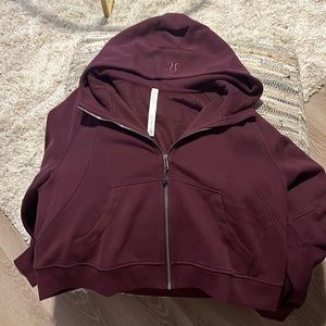 Lululemon Oversized Full Zip Scuba